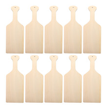 10Stk Mini Schneidebrett Aus Holz Mit Griff Für DIY Bastelarbeiten