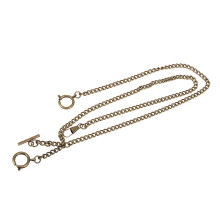 klassische metallbeschichtete taschenuhrkette kettenform bronze 44 cm