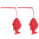 2 Teefilter Tee-Ei Teelecker Mit Kette Rot 1