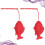 2 Teefilter Tee-Ei Teelecker Mit Kette Rot 9