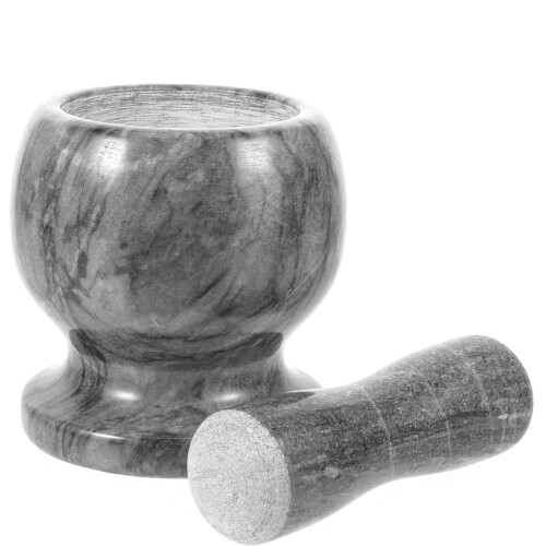1 Set Marmor Knoblauchmörser Keramik