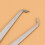 2Pièces Calibres Argent Mesure Précise Robuste 11