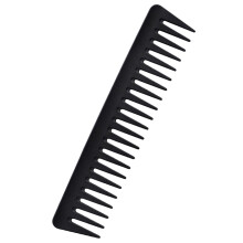 vintage haarkamm mit zähnen für männer, rückgekämmter friseurkamm