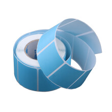 thermotransfer etikettendruckerpapier selbstklebend blau unbedruckt