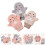 3pcs Badhandschuh Wiederverwendbares Bad 2