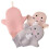 3pcs Badhandschuh Wiederverwendbares Bad 3