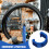 10 uds. abrazaderas de cable y c para (azul) 7