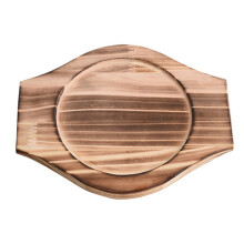 topfunterleger aus holz, mehrzweck-auflaufdosenhalter, küchenzubehör