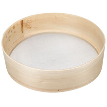 haushaltsmehlsieb aus holz, handmehlsieb zum backen, küchenhelfer