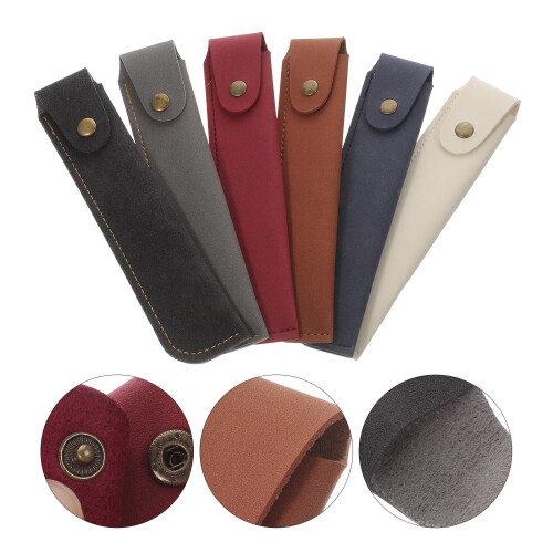 6-Teiliges Stiftetui Aus Mattiertem Pu-Clamshell 2