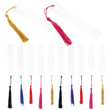 1 Set Quasten Rohlinge Acryl Lesezeichen Feines Diy Lesezeichen