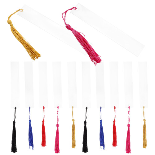 1 Set Quasten Rohlinge Acryl Lesezeichen Feines Diy Lesezeichen