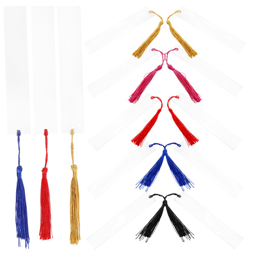 1 Set Quasten Rohlinge Acryl Lesezeichen Feines Diy Lesezeichen 2