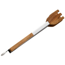 Grillzange Essenszange Zum 31,5X5Cm Hellbraun