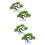 4 simulation grüne bonsai heimdekoration künstliche 8