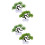 4 simulation grüne bonsai heimdekoration künstliche 6