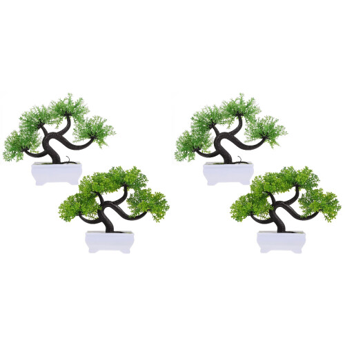 4 simulation grüne bonsai heimdekoration künstliche 2