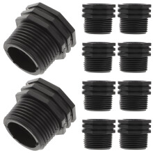 10St Durchgangsverschraubung 3/4 Auf 1/2 Zoll Schlauchadapter