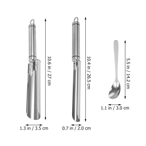 1 set fleischklopfer mit löffel für fleischbällchen 2