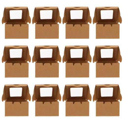 30Stk Kuchenverpackungsboxen Mit Durchsichtigem 1