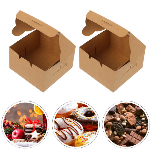 30Stk Kuchenverpackungsboxen Mit Durchsichtigem 2