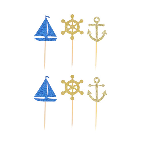 24 Segelboot Cake Topper Für Hochzeit 2