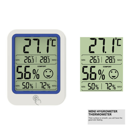 Mini Digitaler LCD-Innenraum-Temperatursensor mit Feuchtigkeitsmesser 2