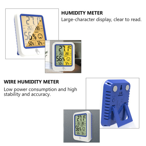 Mini Digitaler LCD-Innenraum-Temperatursensor mit Feuchtigkeitsmesser 1