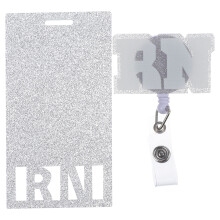 Nurse Chest Tag Stickers Badge Holder Zubehör Für Silber