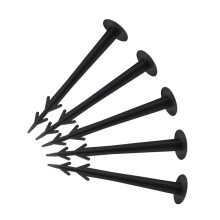 Plastic Floor Nails 50 Pcs Garden Tent Stakes Membrane Pegs Barb For Ground Anchors Landscape