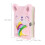 cuaderno peluche suave con , dibujos, para escuela y 2