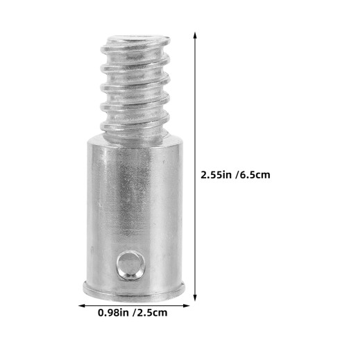 3 . metálica roscada para varillas de escoba, conector 2
