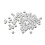 100 pièces rivets, clous perles 6 mm pour en cuir 9