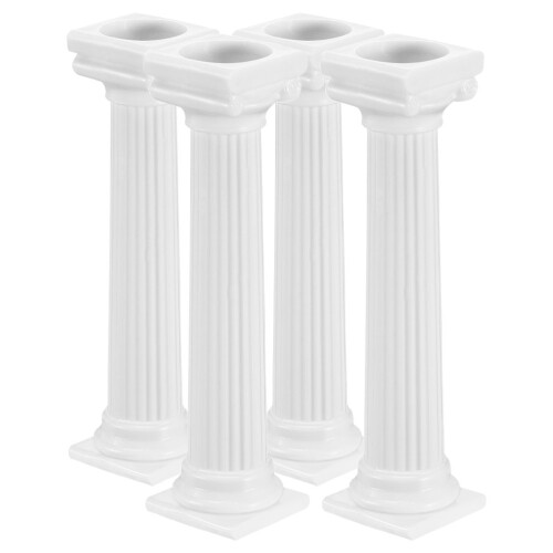 4 pièces romaines pour gâteau, supports dessert en