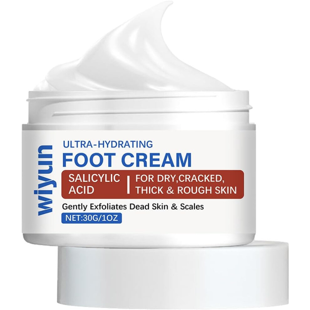 Cream Urea Foot For Dry Cracked Heels, Fast Absorbing, Non-Greasy, Intensive Moisturizer - 30G