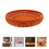 Round Woven Bread Storage Basket For Countertop Home Use 10