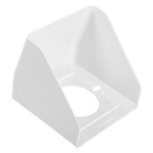 Retractable Fence Outdoor Tarp Waterproof Cover 9.80x9.60x8.30cm White