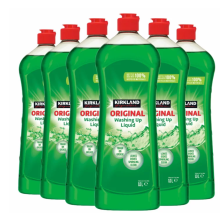 Kirkland Signature Washing Up Liquid, 6 x 1L