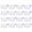 16 Pcs Fish Food Holder Container Tank Red Worm Cup 9