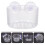16 Pcs Fish Food Holder Container Tank Red Worm Cup 4