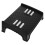 Office Mats Foldable Stool Footrest Footstool Stepping Black 1