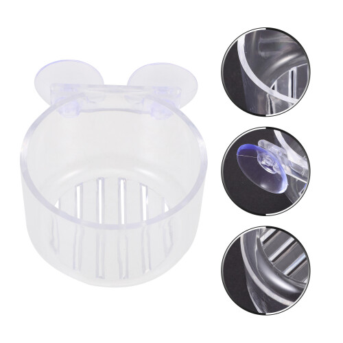 16 Pcs Fish Food Holder Container Tank Red Worm Cup 2