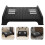 Office Mats Foldable Stool Footrest Footstool Stepping Black 3