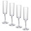 4Pcs Clear Goblets 165Ml Wine Stemware For Wedding Party 11
