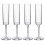 4Pcs Clear Goblets 165Ml Wine Stemware For Wedding Party 4