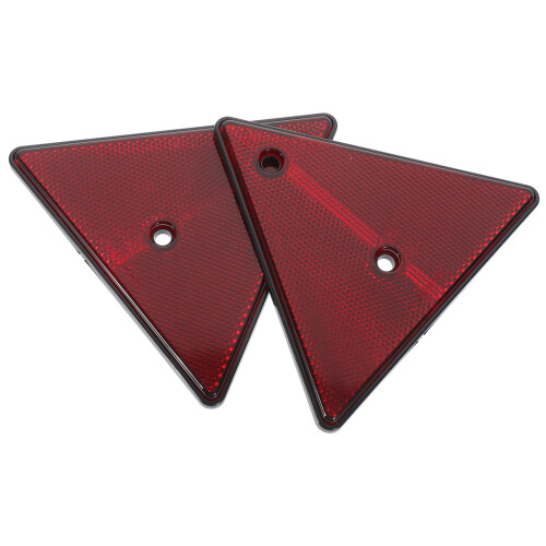 2Pcs Triangle Emergency Warning Sign Reflective Roadside Safety