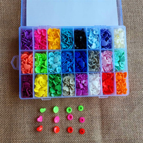 360 cuore in , chiusura rapida per cucito e fai da te 1