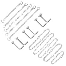 piercings nasaux en chaînette pour femme