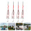 4Pcs Carp Fishing Hook With Spring Bait Feeder Tackle 3