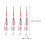 4Pcs Carp Fishing Hook With Spring Bait Feeder Tackle 8